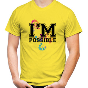 Kaos IM POSSIBLE FONT HITAM by SAI MALIMA