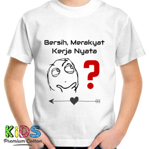 Kaos Baju Bersih, Merakyat, Kerja Nyata
