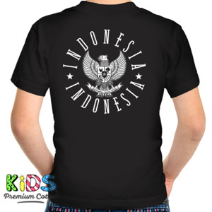 Kaos INDONESIA GARUDA PANCASILA print belakang