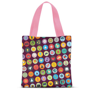 Tas Tote Fullprint logos