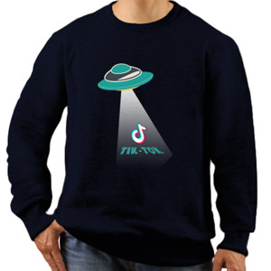 Jaket Sweater tiktok-black