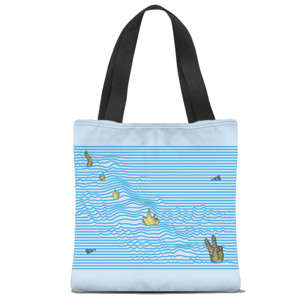 Tas Tote Fullprint godzilla