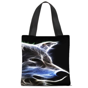 Tas Tote Fullprint Wolf