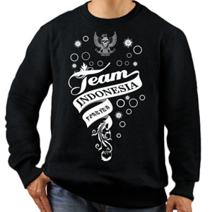 Jaket Sweater Team Indonesia GARUDA FOREVER - Super Supporter.
