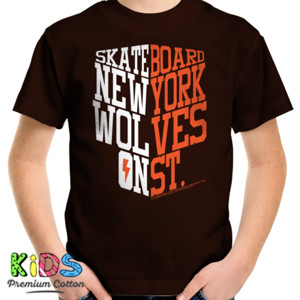 Kaos Skateboard Wolves