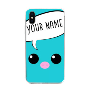 Cute blue pig Casing HP