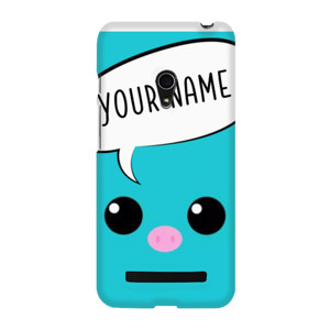 Cute blue pig Casing HP