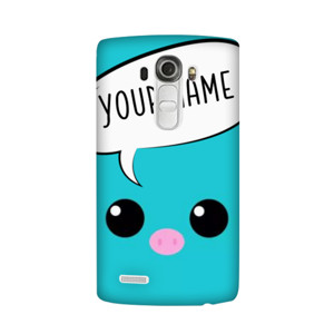 Cute blue pig Casing HP