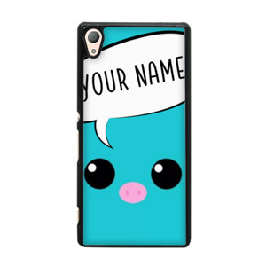 Cute blue pig Casing HP