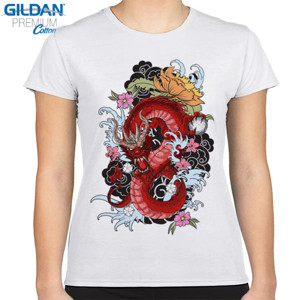 Kaos Red Dragon Tattoo