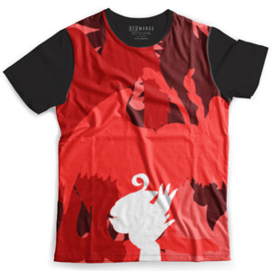 Kaos Fullprint KPO-038 Kaos Digimon Siluet Evolusi Biyomon