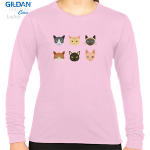 Kaos Kucing Cat 6 in one 