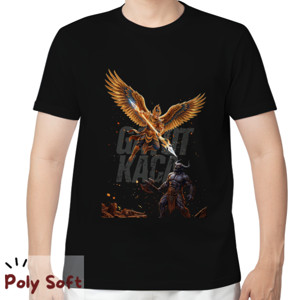 Kaos Kaos Gatotkaca Wayang Poly Soft Premium
