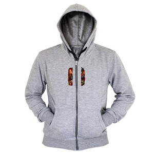 Hoodie Zipper Kaos Street Legends Wolf