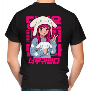 Kaos Pink Bunny Girl