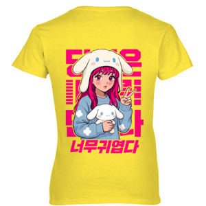 Kaos Pink Bunny Girl