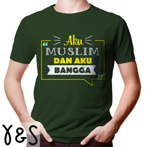 Kaos Aku Muslim dan aku bangga