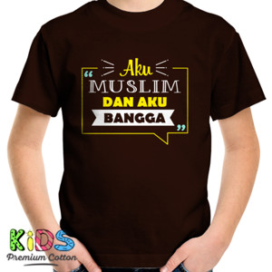 Kaos Aku Muslim dan aku bangga