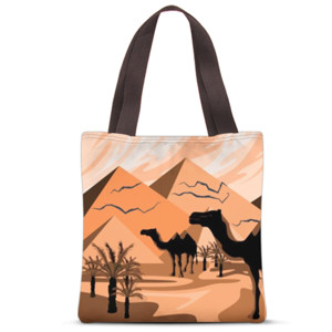 Tas Tote Fullprint totebag camel fatamorgana - onta