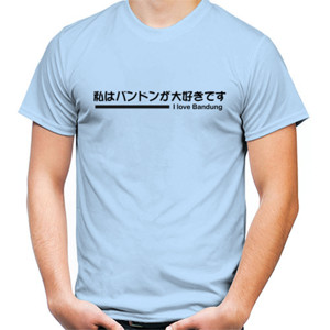 Kaos I love Bandung