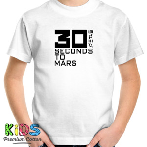 Kaos Kaos Distro 30 SECONDS TO MARS Putih