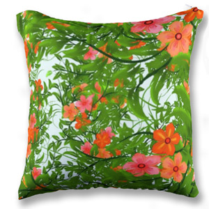 Bantal bantal motif bunga