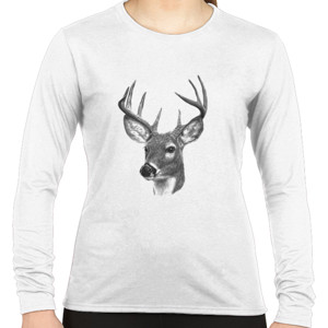 Kaos 1.front_deer_sketch_drawing_white_hery
