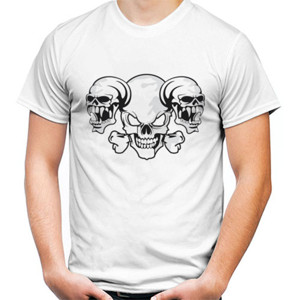 Kaos Distro 3 Tengkorak