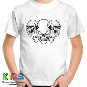 Kaos Distro 3 Tengkorak