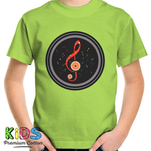 Kaos DISTRO MUSIC FLYING NOTES