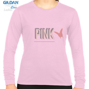 Kaos kaos pink wanita