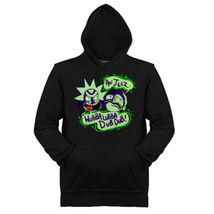 Jaket Hoodie Aw Jeez Wubba Lubba Dub Dub