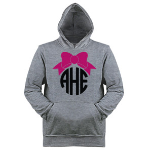 Jaket Hoodie Bow Circle Monogram