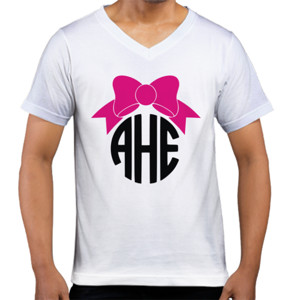Kaos  Bow Circle Monogram