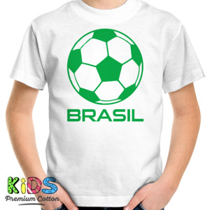 Kaos Brasil Sport Soccer Ball Fun