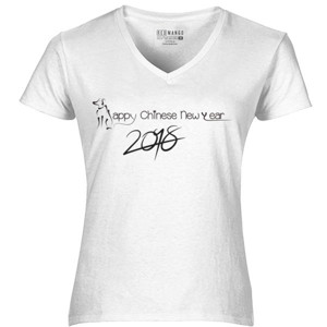 Kaos Imlek 2018 Putih