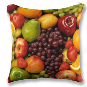 Bantal bantal sofa buah