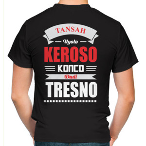 Kaos kaos konco dadi tresno