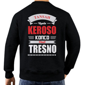 Jaket Sweater kaos konco dadi tresno