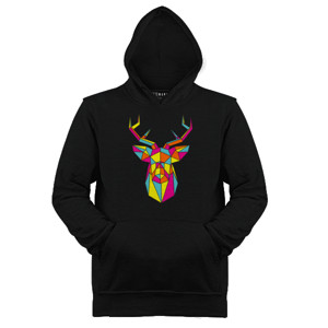 Jaket Hoodie Geometric Deer 01