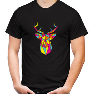 Kaos Geometric Deer 01