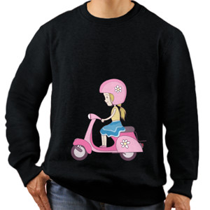 Jaket Sweater Cewek Vespa