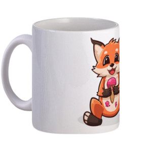 Mug cute fox