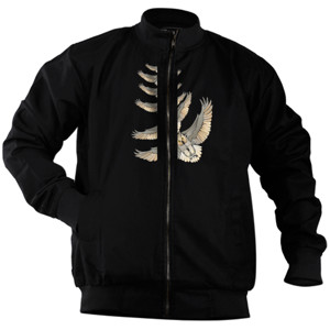 Jaket Bomber burung hantu