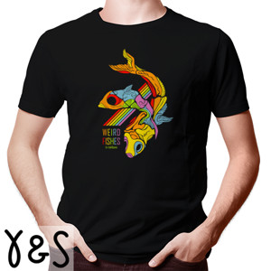 Kaos Fish Rainbow