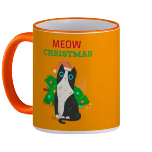 Mug Kucing Natal
