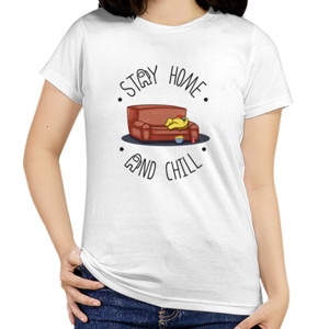 Kaos Stay Home and Chill White