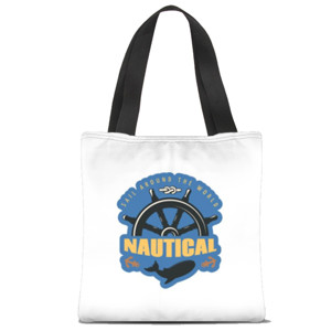 Tas Tote Fullprint Tote Bag Marine Themes