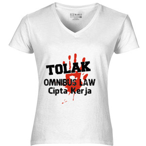 Kaos stop omnibus law cipta kerja