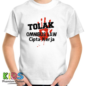 Kaos stop omnibus law cipta kerja